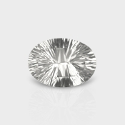 Crystal Quartz 18x13mm Concave Cut Oval AAA Loose Gemstone - 181946