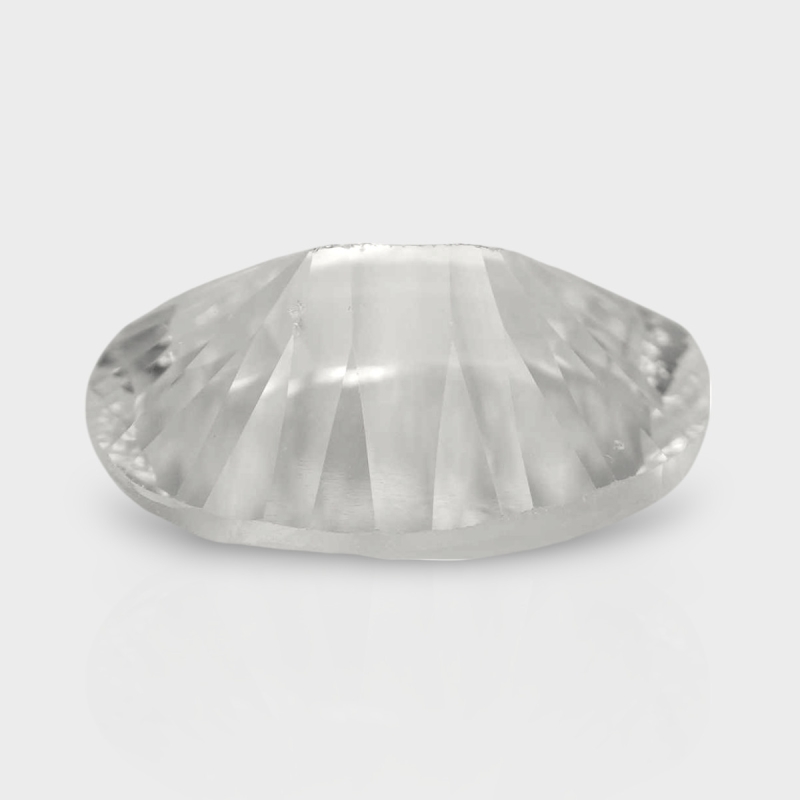 Crystal Quartz 18x13mm Concave Cut Oval AAA Loose Gemstone - 181946