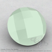 Aqua Chalcedony Round Shape Calibrated Briolettes