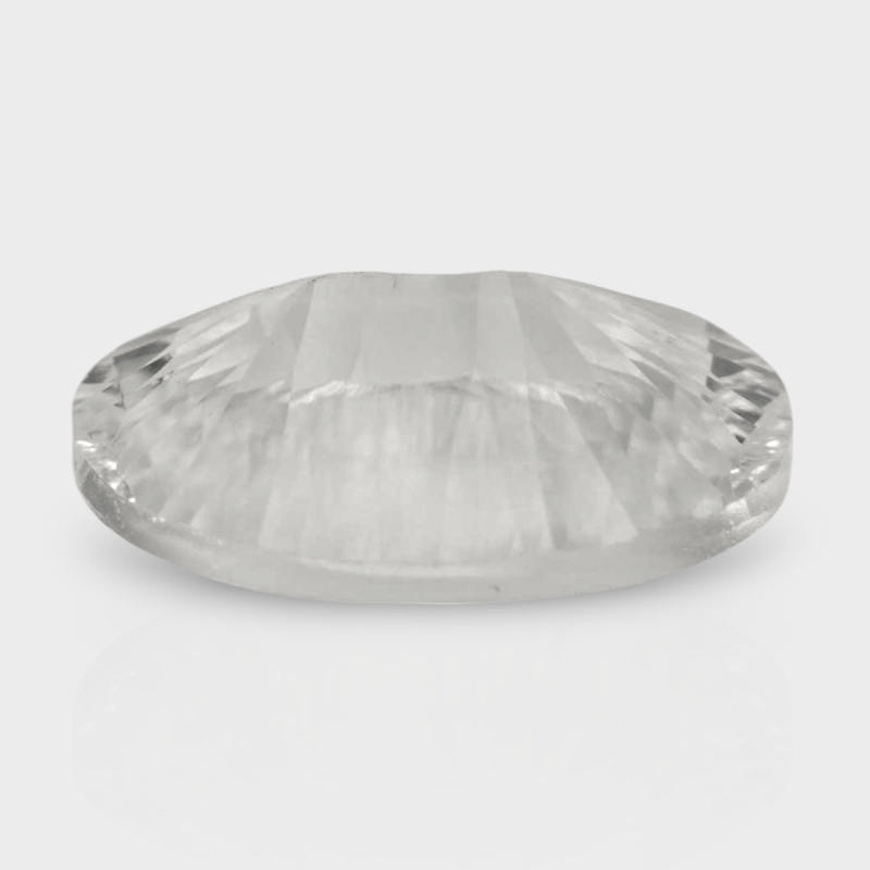 Crystal Quartz 16x12mm Concave Cut Oval AAA Loose Gemstone - 181958