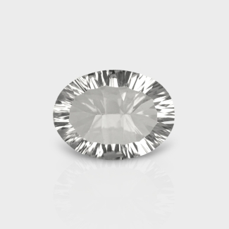 Crystal Quartz 16x12mm Concave Cut Oval AAA Loose Gemstone - 181959