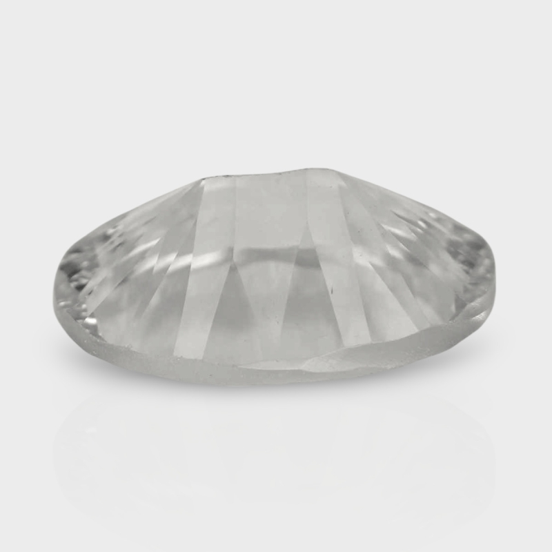 Crystal Quartz 16x12mm Concave Cut Oval AAA Loose Gemstone - 181959