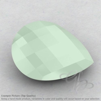 Aqua Chalcedony Pear Shape Calibrated Briolettes