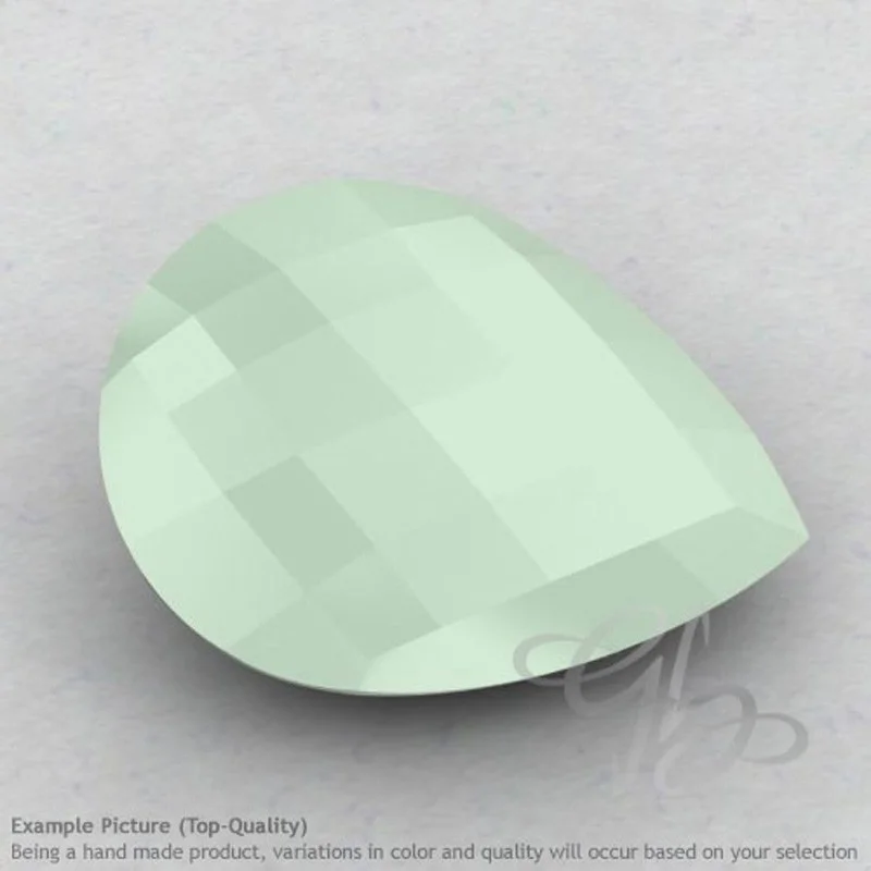 Aqua Chalcedony Pear Shape Calibrated Briolettes