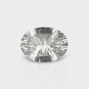 Crystal Quartz 16x12mm Concave Cut Oval AAA Loose Gemstone - 181978