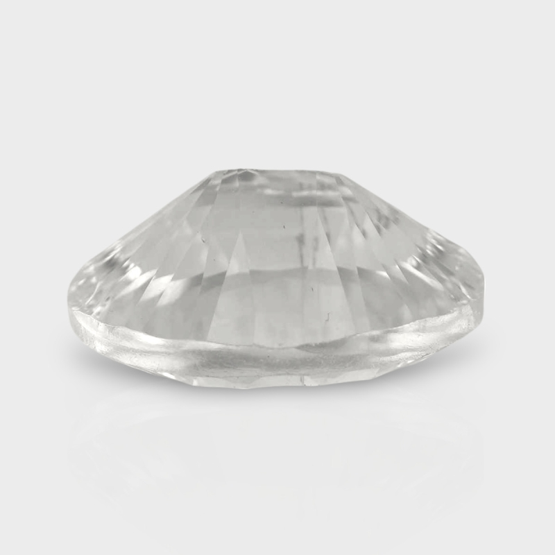 Crystal Quartz 16x12mm Concave Cut Oval AAA Loose Gemstone - 181978