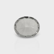 Crystal Quartz 12x10mm Concave Cut Oval AAA Loose Gemstone - 181989