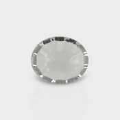 Crystal Quartz 12x10mm Concave Cut Oval AAA Loose Gemstone - 181990