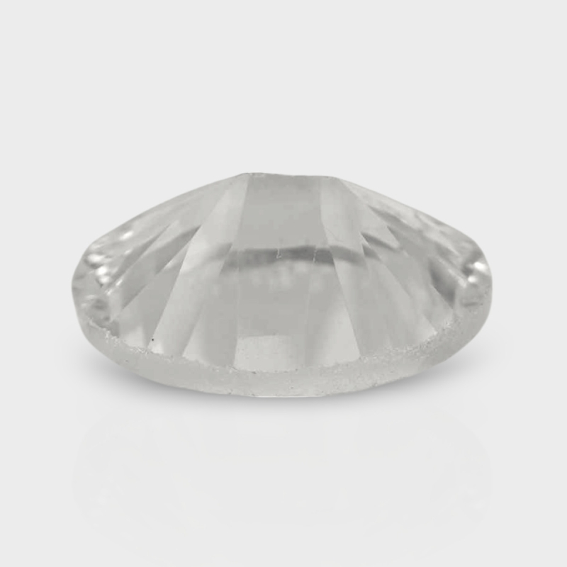 Crystal Quartz 12x10mm Concave Cut Oval AAA Loose Gemstone - 181990