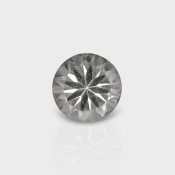 Crystal Quartz 12mm Diamond Cut Round AAA Loose Gemstone - 181984