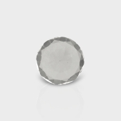 Crystal Quartz 12mm Diamond Cut Round AAA Loose Gemstone - 181987