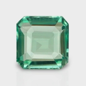 Green Kunzite 12.26x12.05mm Step Cut Octagon AA+ Loose Gemstone - 181997