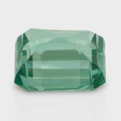 Green Kunzite 12.26x12.05mm Step Cut Octagon AA+ Loose Gemstone - 181997