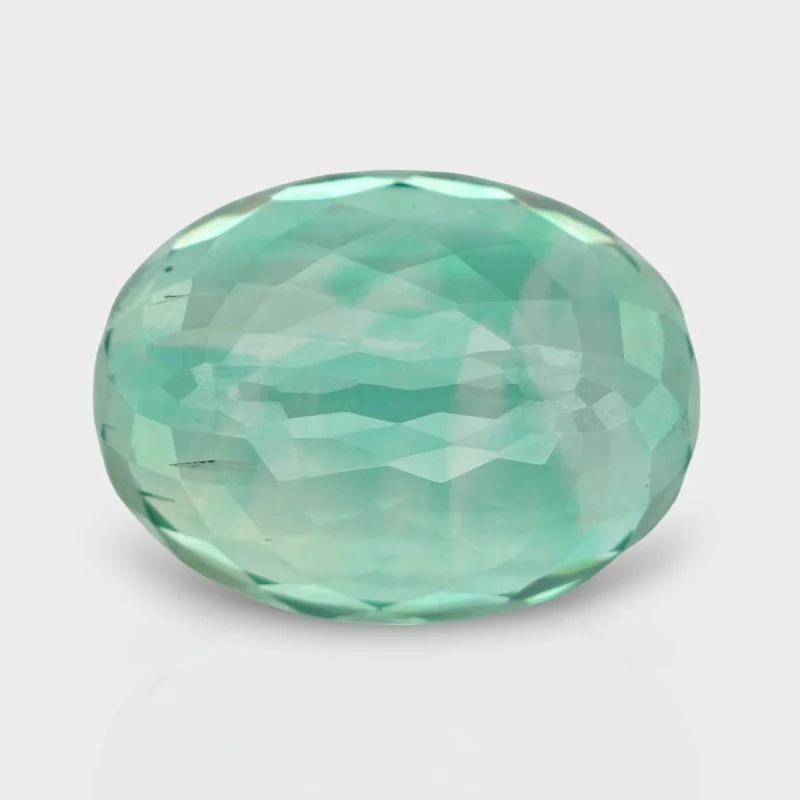 Green Kunzite 19.32X14.43mm Faceted Oval AAA Loose Gemstone - 182001