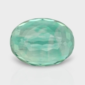 Green Kunzite 19.32X14.43mm Faceted Oval AAA Loose Gemstone - 182001