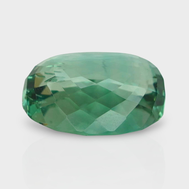 Green Kunzite 19.32X14.43mm Faceted Oval AAA Loose Gemstone - 182001