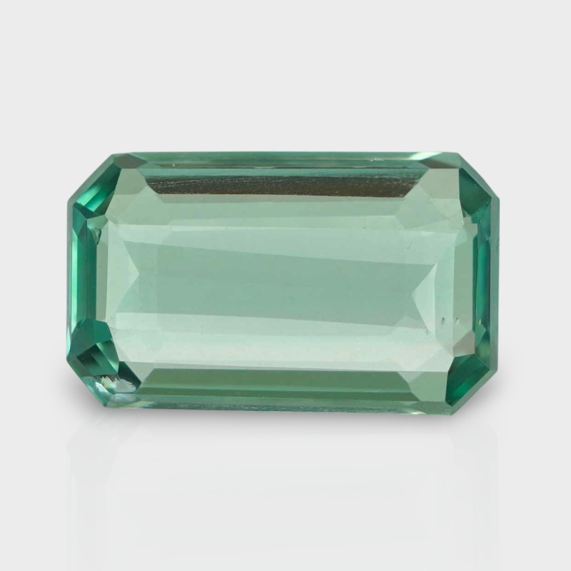 Green Kunzite 17.78X10.81mm Step Cut Octagon AA+ Loose Gemstone - 182003