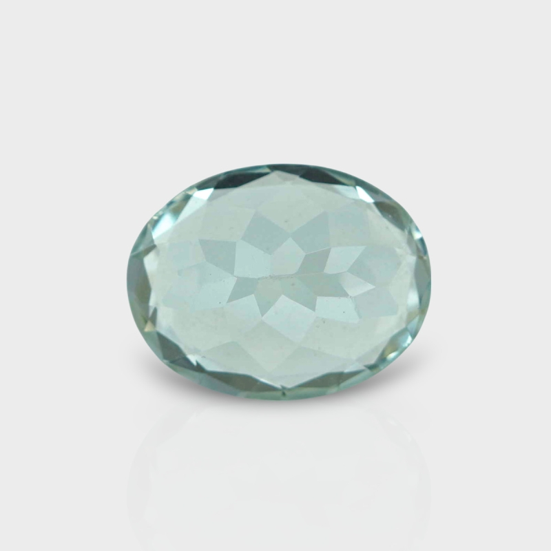 Green Amethyst 16.46x12.88mm Faceted Oval AAA Loose Gemstone - 182013
