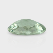 Green Amethyst 13.08x11.76mm Checkerboard Oval AAA Loose Gemstone - 182016