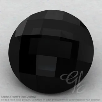 Black Onyx Round Shape Calibrated Briolettes
