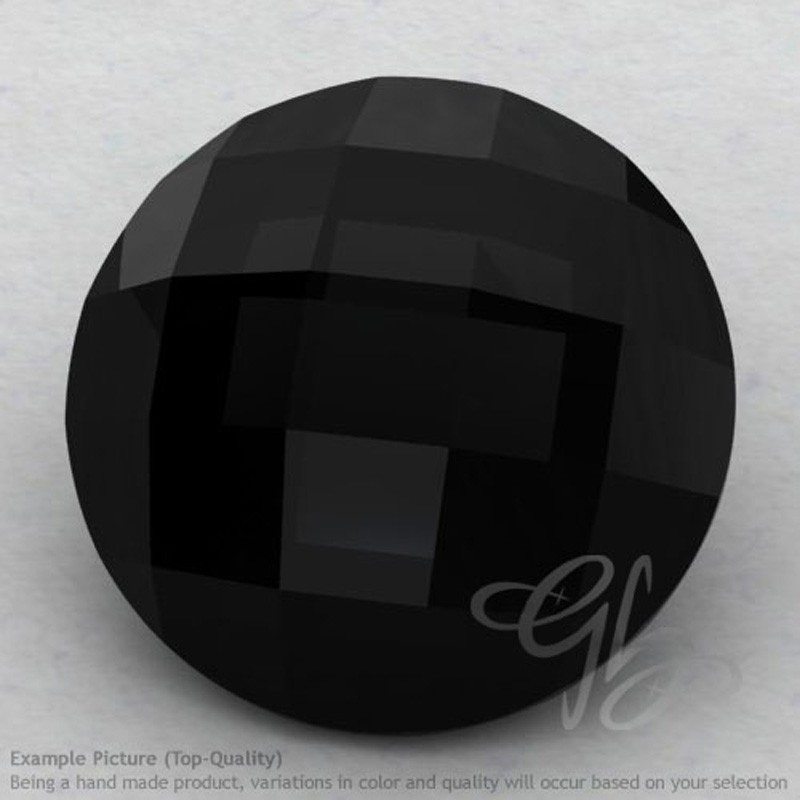 Black Onyx Round Shape Calibrated Briolettes