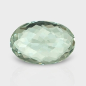 Green Amethyst 17.38x11.68mm Checkerboard Oval AAA Loose Gemstone - 182021