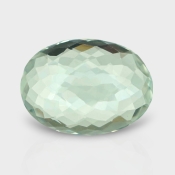 Green Amethyst 17.82x12.90mm Checkerboard Oval AAA Loose Gemstone - 182022