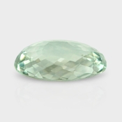 Green Amethyst 17.82x12.90mm Checkerboard Oval AAA Loose Gemstone - 182022