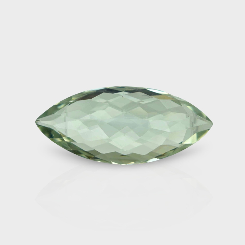 Green Amethyst 27x11.90mm Checkerboard Marquise AAA Loose Gemstone - 182028