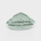Green Amethyst 14mm Concave Cut Trillion AAA Loose Gemstone - 182034