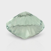 Green Amethyst 14mm Concave Cut Trillion AAA Loose Gemstone - 182035