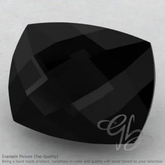 Black Onyx Cushion Shape Calibrated Briolettes