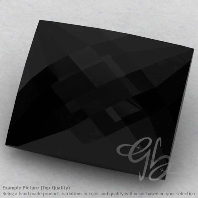 Black Onyx Baguette Shape Calibrated Briolettes