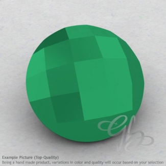 Green Onyx Round Shape Calibrated Briolettes