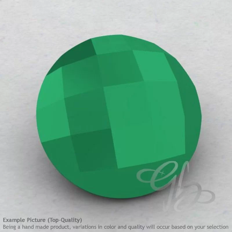 Green Onyx Round Shape Calibrated Briolettes