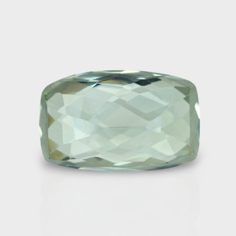 Green Amethyst 15.60x9.80mm Checkerboard Cushion AA+ Loose Gemstone - 182041