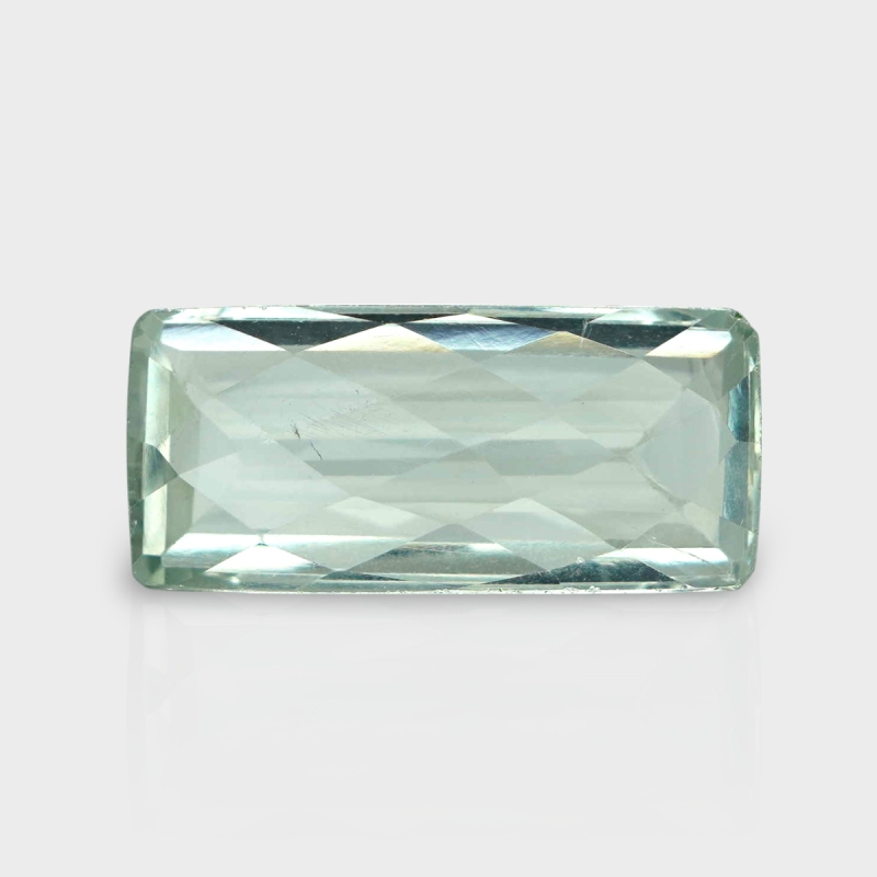 Green Amethyst 20.25x9.25mm Checkerboard Cushion AA+ Loose Gemstone - 182042