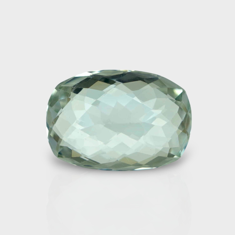 Green Amethyst 17.25x12mm Checkerboard Cushion AA+ Loose Gemstone - 182043