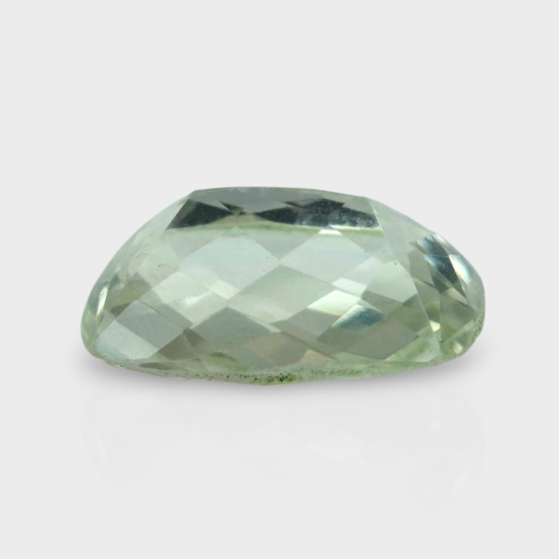 Green Amethyst 14.85x9.80mm Checkerboard Cushion AAA Loose Gemstone - 182044
