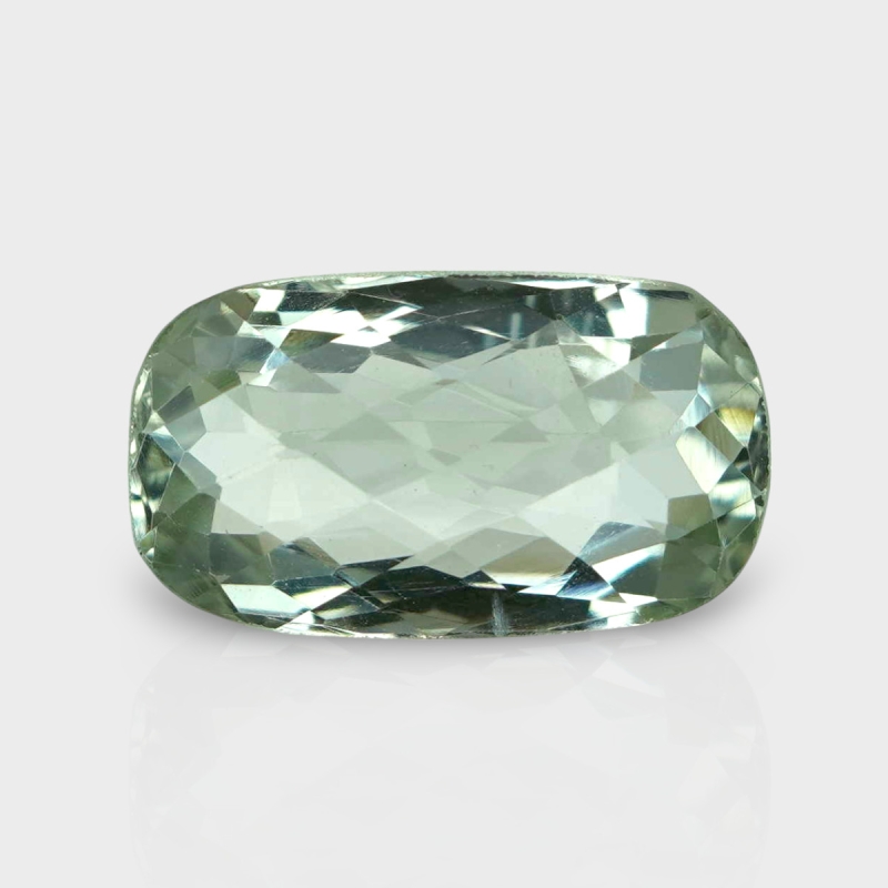 Green Amethyst 17.25x9.90mm Checkerboard Cushion AAA Loose Gemstone - 182045