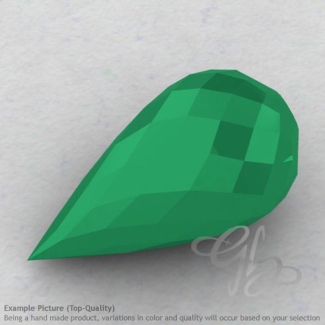 Green Onyx Drops Shape Calibrated Briolettes