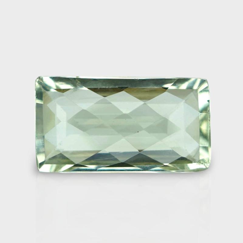 Green Amethyst 20x11mm Checkerboard Cushion AA+ Loose Gemstone - 182046