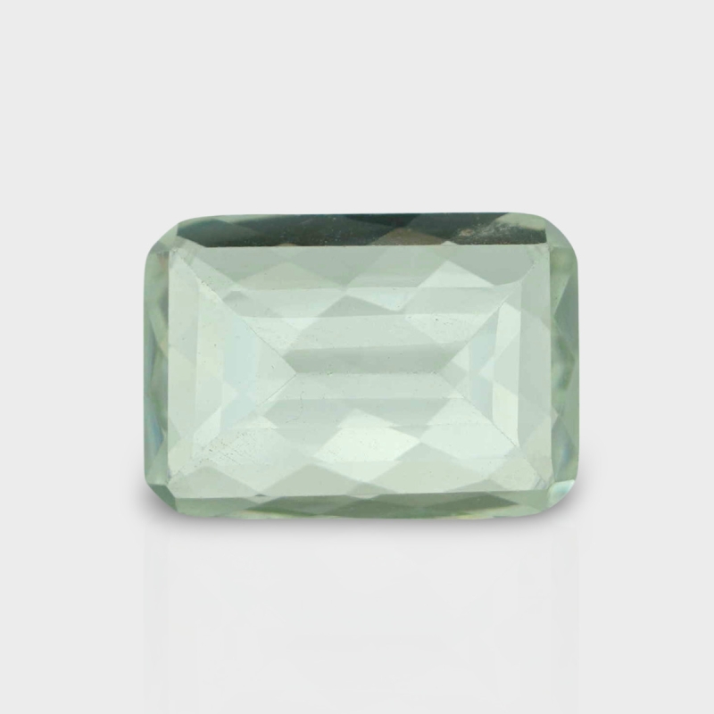 Green Amethyst 16.70x11.70mm Checkerboard Octagon AA+ Loose Gemstone - 182047