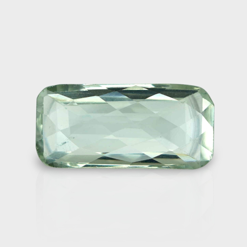 Green Amethyst 19.70x9.40mm Checkerboard Octagon AA+ Loose Gemstone - 182048