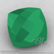 Green Onyx Square Cushion Shape Calibrated Briolettes