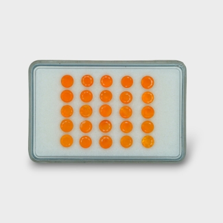 Carnelian 4.5mm Faceted Round AAA Gemstones Parcel - 181829