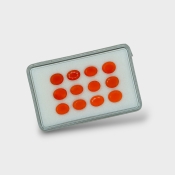 Carnelian 7x6mm Faceted Oval AAA Gemstones Parcel - 181830