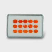 Carnelian 6x5mm Faceted Oval AAA Gemstones Parcel - 181834