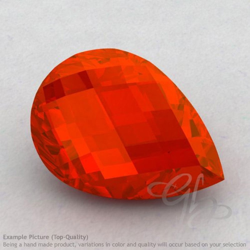 Carnelian Pear Shape Calibrated Briolettes