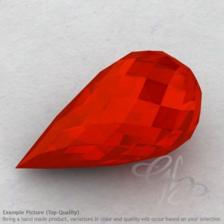 Carnelian Drops Shape Calibrated Briolettes